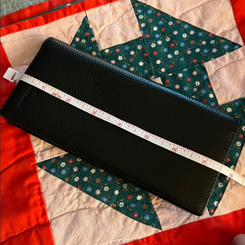 LAVEMI Genuine Black Pebbled Leather Wallet - Picture 13 of 16